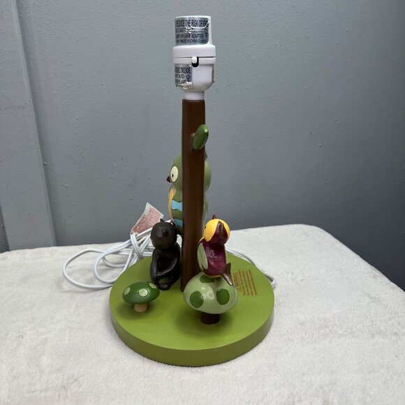 Lambs and Ivy Owl Lamp Woodland Forest Friends Animals Nursery Childs Room Green - Picture 3 of 7